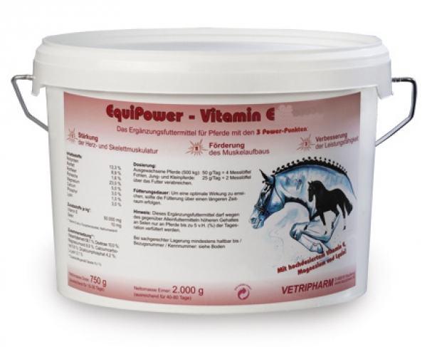 EquiPower Vitamin E 2 kg Pulver
