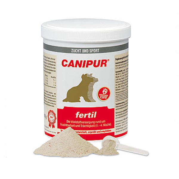 Canipur fertil Hund mit Vitaminen, Mineralstoffen für Zuchthunde.